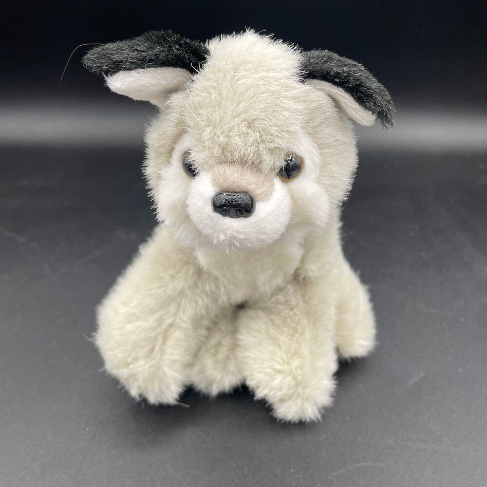 Bass Pro Shops Small 6" Gray Wolf Puppy Plush Stuffed Animal Toy Dog